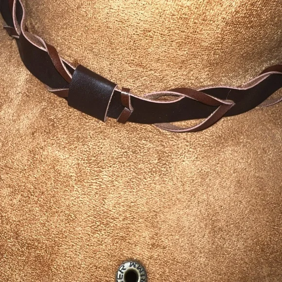 Peter Grimm Women Round Fedora Tan Hat - Picture 3 of 5